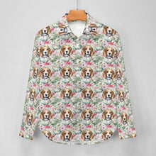 Load image into Gallery viewer, Blossoming Beauty Beagles Women&#39;s Shirt-9