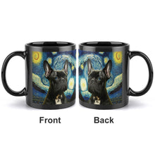 Load image into Gallery viewer, Blue Eyed Milky Way Black Frenchie Coffee Mug-Mug-Accessories, Dog Dad Gifts, Dog Mom Gifts, French Bulldog, Home Decor, Mugs-ONE SIZE-Black-3