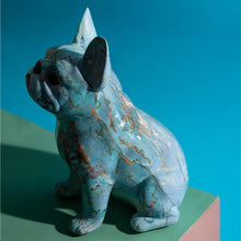 Load image into Gallery viewer, Hydro Drip Art Blue French Bulldog Statue-Home Decor-Dog Memorial Gifts,French Bulldog,Home Decor,Statue-5