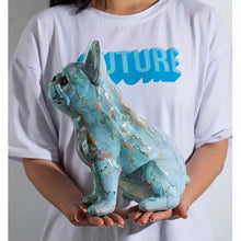 Load image into Gallery viewer, Hydro Drip Art Blue French Bulldog Statue-Home Decor-Dog Memorial Gifts,French Bulldog,Home Decor,Statue-7