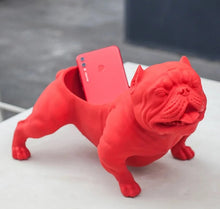 Load image into Gallery viewer, Bold American Bully Resin Organizer - Large - Vibrant Red Multi-Use Caddy-Home Decor-American Bully, Home Decor, Statue-red-3