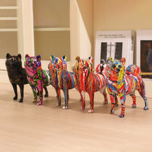 Load image into Gallery viewer, Bold Creative Graffiti Shiba Inu Statue-7