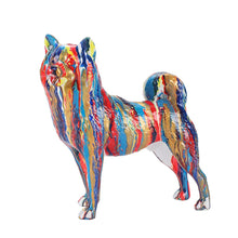 Load image into Gallery viewer, Bold Creative Graffiti Shiba Inu Statue-BU-22X8.7X20CM-CHINA-17