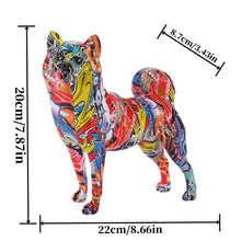 Load image into Gallery viewer, Bold Creative Graffiti Shiba Inu Statue-RA-22X8.7X20CM-CHINA-13