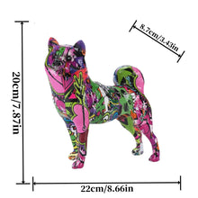 Load image into Gallery viewer, Bold Creative Graffiti Shiba Inu Statue-RB-22X8.7X20CM-CHINA-14