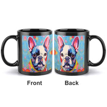 Load image into Gallery viewer, Bold French Bulldog in Flowers Coffee Mug-2