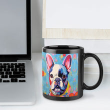 Load image into Gallery viewer, Bold French Bulldog in Flowers Coffee Mug-7