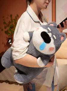 Booger Nose Husky Stuffed Animal Plush Toy-Stuffed Animals-Siberian Husky, Stuffed Animal-dog-38cm-7