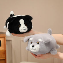 Load image into Gallery viewer, Border Collie Plush Toy - Adorable Plumpy Small Belly Flop Border Collie-9