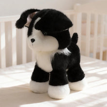 Load image into Gallery viewer, Border Collie Plush Toy - Adorable Standing Border Collie-Black-25cm-1
