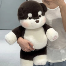 Load image into Gallery viewer, Border Collie Plush Toys - Black, Blue, and Red Coat Colors - Chubby Little Puppies-Black-12