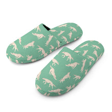 Load image into Gallery viewer, Borzoi Slippers for Women - Timeless Elegance Borzoi - Flannel-Accessories,Borzoi,Dog Mom Gifts,Slippers-16