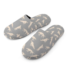 Load image into Gallery viewer, Borzoi Slippers for Women - Timeless Elegance Borzoi - Flannel-Accessories,Borzoi,Dog Mom Gifts,Slippers-22