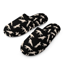Load image into Gallery viewer, Borzoi Slippers for Women - Timeless Elegance Borzoi - Flannel-Accessories,Borzoi,Dog Mom Gifts,Slippers-7