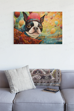 Load image into Gallery viewer, Boston Terrier Balloonist Wall Art Poster-Art-Boston Terrier, Dog Art, Home Decor, Poster-5