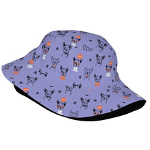 Load image into Gallery viewer, Boston Terrier Doodles Bucket Hat-Hats &amp; Caps-10