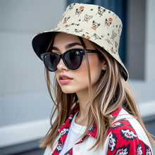 Load image into Gallery viewer, Boston Terrier Doodles Bucket Hat-Hats &amp; Caps-39