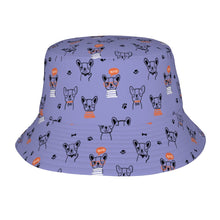 Load image into Gallery viewer, Boston Terrier Doodles Bucket Hat-Hats &amp; Caps-Lavender Purple-One Size-9