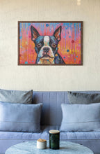 Load image into Gallery viewer, Boston Terrier Dreamscape Wall Art Poster-Art-Boston Terrier, Dog Art, Home Decor, Poster-3