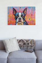 Load image into Gallery viewer, Boston Terrier Dreamscape Wall Art Poster-Art-Boston Terrier, Dog Art, Home Decor, Poster-5