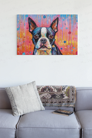 Boston Terrier Dreamscape Wall Art Poster-Art-Boston Terrier, Dog Art, Home Decor, Poster-5
