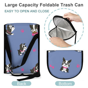 Boston Terrier Love Multipurpose Car Storage Bag-6