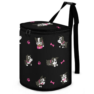 Boston Terrier Love Multipurpose Car Storage Bag-ONE SIZE-Black-17