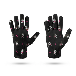 Boston Terrier Love Touch Screen Gloves - 4 Colors-Accessories-Accessories, Boston Terrier, Dog Dad Gifts, Dog Mom Gifts, Gloves-18