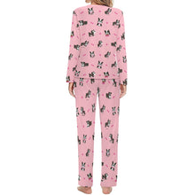 Load image into Gallery viewer, Boston Terrier Love Women&#39;s Soft Pajama Set - 4 Colors-Pajamas-Apparel, Boston Terrier, Pajamas-7