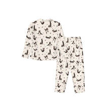 Load image into Gallery viewer, Boston Terrier Pajamas for Women - XL Available - Boston Terriers Doing Yoga-Pajamas-Apparel,Dog Mom Gifts,English Bulldog,Pajamas-12