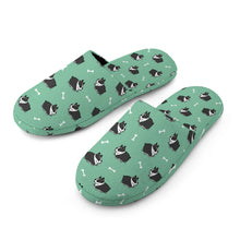 Load image into Gallery viewer, Boston Terrier Slippers for Women - Adorable Boston Terrier Love - Flannel-Accessories,Boston Terrier,Dog Mom Gifts,Slippers-16