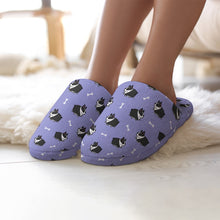 Load image into Gallery viewer, Boston Terrier Slippers for Women - Adorable Boston Terrier Love - Flannel-Accessories,Boston Terrier,Dog Mom Gifts,Slippers-5