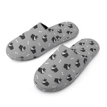 Load image into Gallery viewer, Boston Terrier Slippers for Women - Adorable Boston Terrier Love - Flannel-Accessories,Boston Terrier,Dog Mom Gifts,Slippers-7