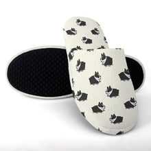 Load image into Gallery viewer, Boston Terrier Slippers for Women - Adorable Boston Terrier Love - Flannel-Accessories,Boston Terrier,Dog Mom Gifts,Slippers-24