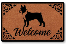 Load image into Gallery viewer, Warm Boston Terrier Welcome Door Mat-Home Decor-Boston Terrier,Doormat,Home Decor-6