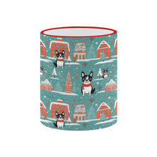 Load image into Gallery viewer, Boston Terrier Winter Wonderland Christmas Coffee Mug-5