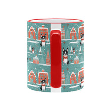 Load image into Gallery viewer, Boston Terrier Winter Wonderland Christmas Coffee Mug-6