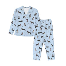 Load image into Gallery viewer, Boston Terriers Pajamas for Women - XL Available - Playful Boston Terriers-Pajamas-Apparel,Boston Terrier,Dog Mom Gifts,Pajamas-7