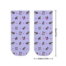 Load image into Gallery viewer, Boston Terriers Socks - Ankle Length - I Love Boston Terriers-Accessories-Accessories,Boston Terrier,Dog Dad Gifts,Socks-19