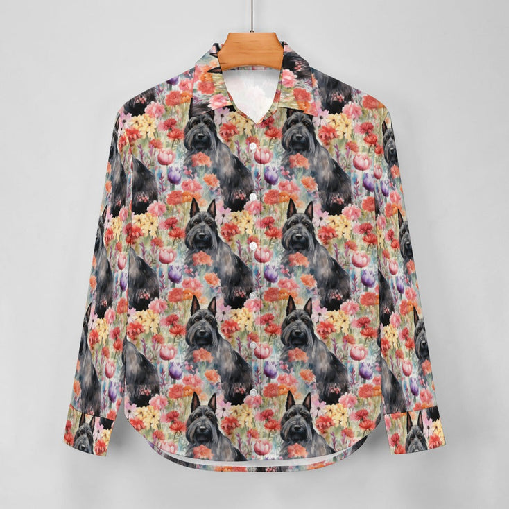 Botanical Beauty Scottish Terrier Women's Shirt - 3 Designs-Apparel-Apparel, Scottish Terrier, Shirt-5