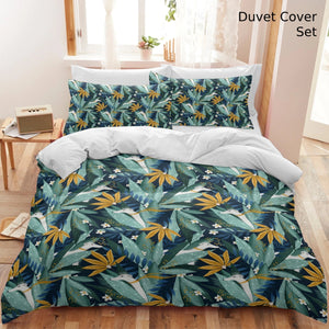 Botanical Elegance Whippet Greyhounds Bedding Set - Comforter or Duvet Cover-Bedding-Bedding, Greyhound, Home Decor, Whippet-Midnight Blue-Duvet Cover (no filling) + 2 Pillowcases-Twin-8