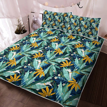 Botanical Elegance Whippet Greyhounds Quilted Blanket Or Bedding Set Midnight Blue Only Quilt Twin 360x