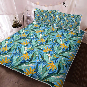 Botanical Elegance Whippet Greyhounds Quilted Blanket or Bedding Set-Bedding-Bedding, Blankets, Greyhound, Home Decor, Whippet-Sky Blue-Only Quilt-Twin-4