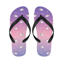 Load image into Gallery viewer, Bounding Bull Terrier Joy Unisex Slippers - 7 Gradients-10