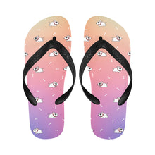 Load image into Gallery viewer, Bounding Bull Terrier Joy Unisex Slippers - 7 Gradients-15