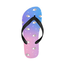 Load image into Gallery viewer, Bounding Bull Terrier Joy Unisex Slippers - 7 Gradients-CornflowerBlue1-S-7
