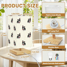 Load image into Gallery viewer, Bow Tie Boston Terrier Desktop Table Lamp-Desk Lamps-3