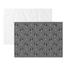 Load image into Gallery viewer, Bow Tie Boston Terrier Love Blanket for Dog-Pet Furniture-2
