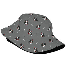 Load image into Gallery viewer, Bow Tie Boston Terrier Love Bucket Hat-Hats &amp; Caps-Accessories,Boston Terrier,Dog Dad Gifts,Dog Mom Gifts,Hats-42