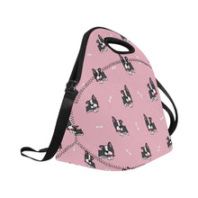 Load image into Gallery viewer, Bow Tie Boston Terrier Love Neoprene Lunch Bag-10